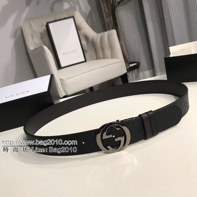 Gucci經典皮帶 古奇小牛皮腰帶  jjp1351